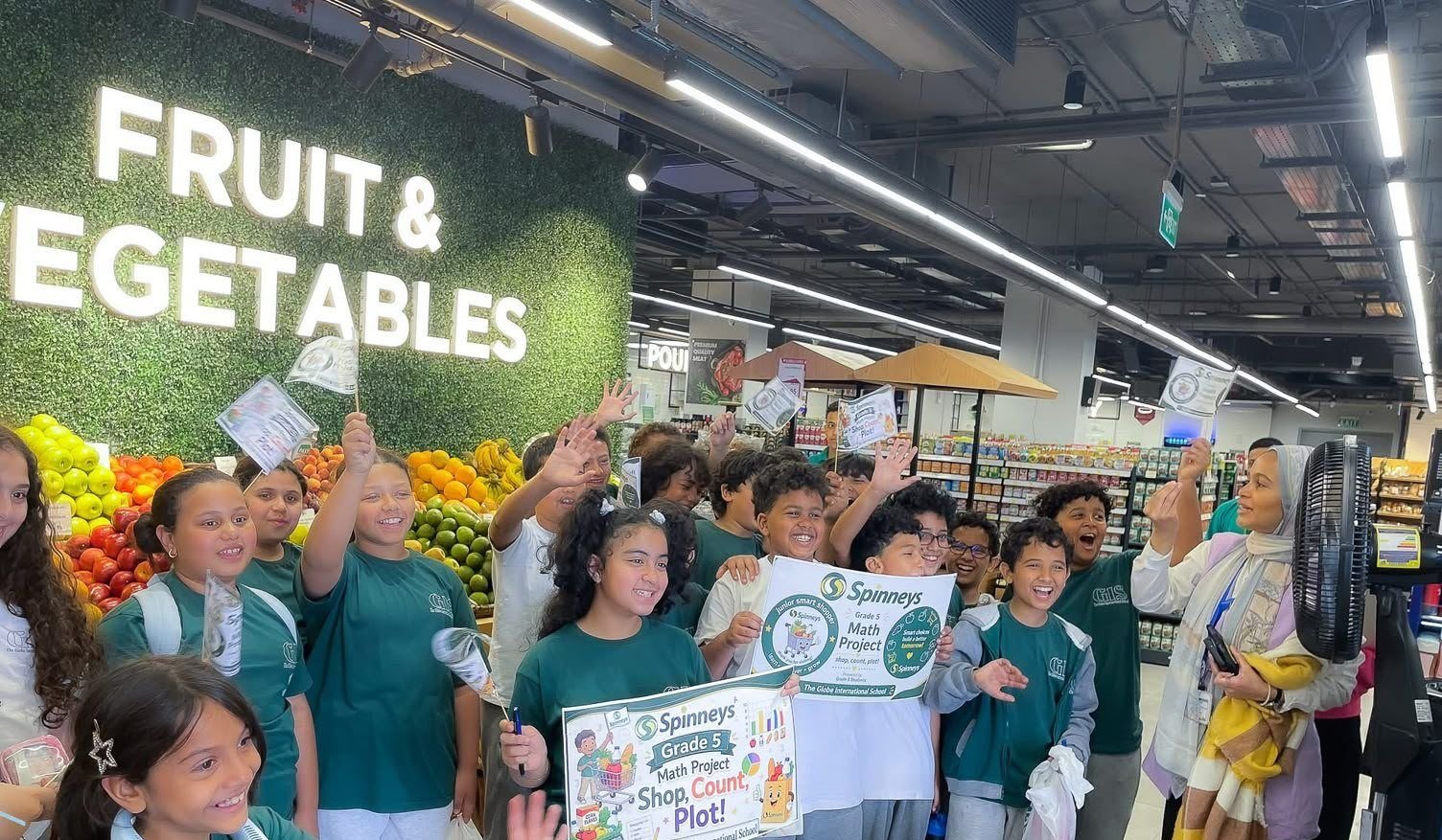 Grade 5 students at Spinneys